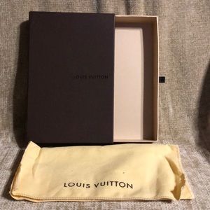 Authentic LV Box and Wallet Dustbag